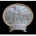 Basketball, Female Oval Sport Legend Plates - 8"